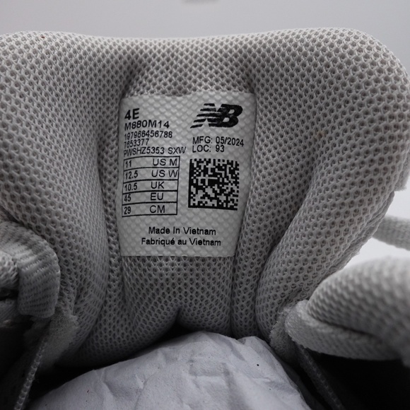 NEW Men's New Balance Fresh Foam X 880v14 Sneakers M880M14 Grey - Picture 6 of 8